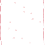 無料テンプレート お知らせや張り紙のフレーム素材 ペットショップ