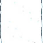 無料テンプレート お知らせや張り紙のフレーム素材 ポスター