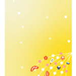 無料テンプレート 2025年の年賀状テンプレート（巳年） 和風年賀