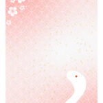 無料テンプレート 2025年の年賀状テンプレート（巳年） 七宝