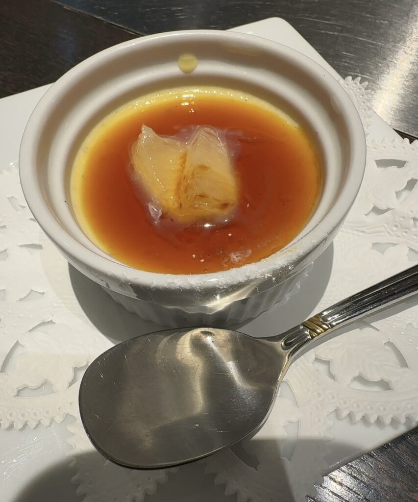珍しいグレープフルーツプリン