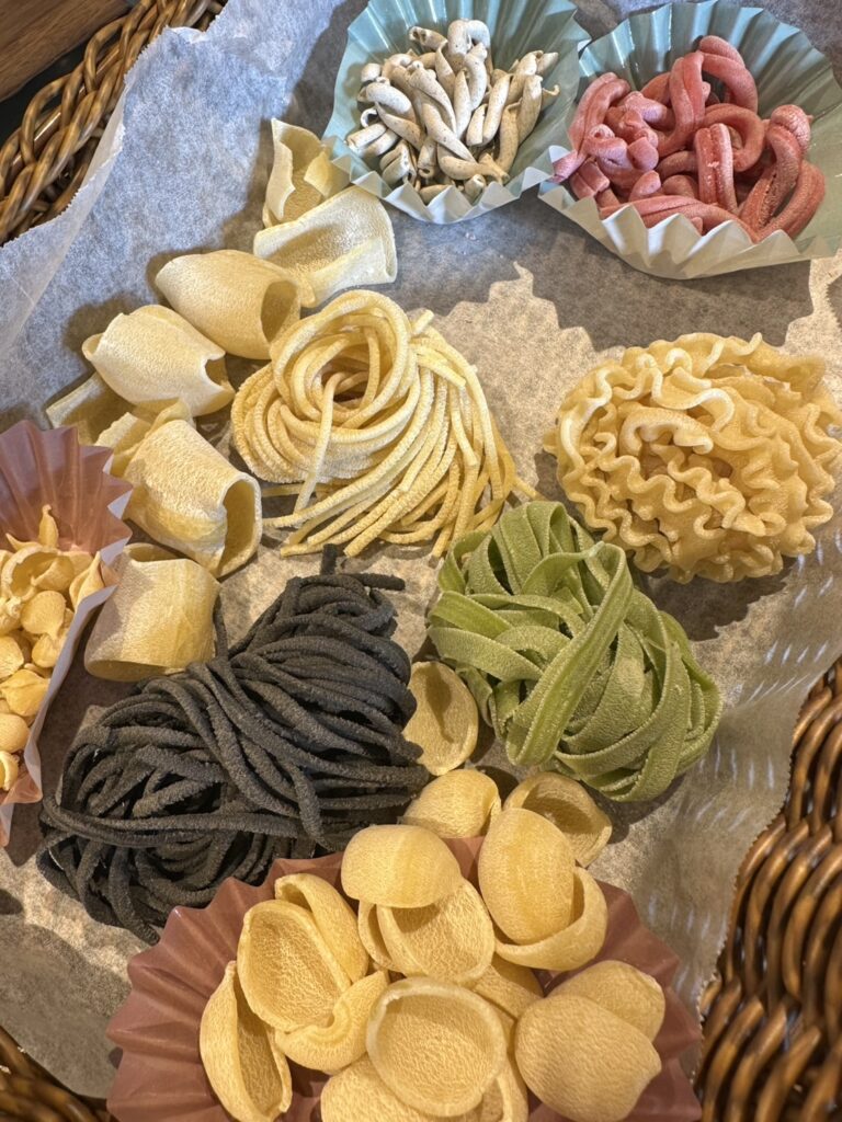 こだわりの自家製パスタ