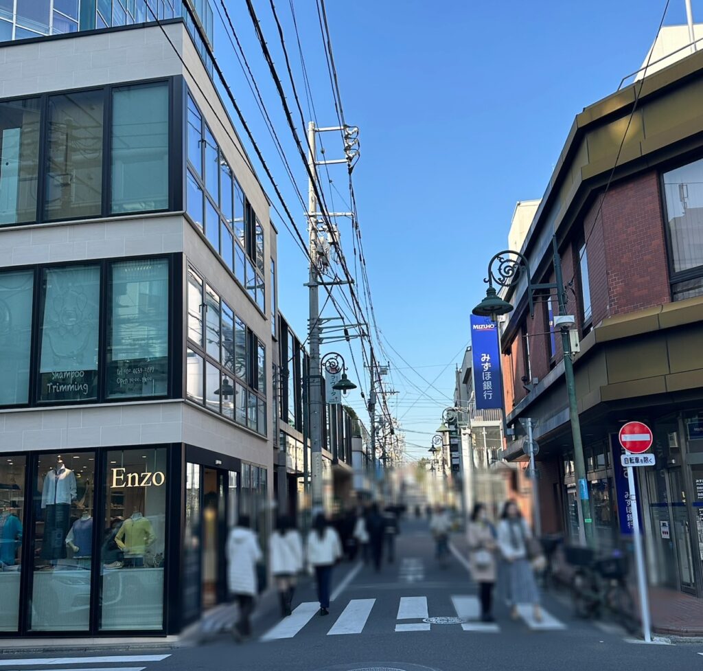 にぎやかな「カトレア通り」
