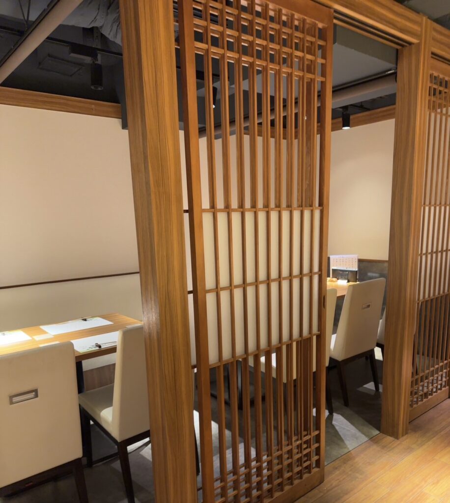 穏やかな店内