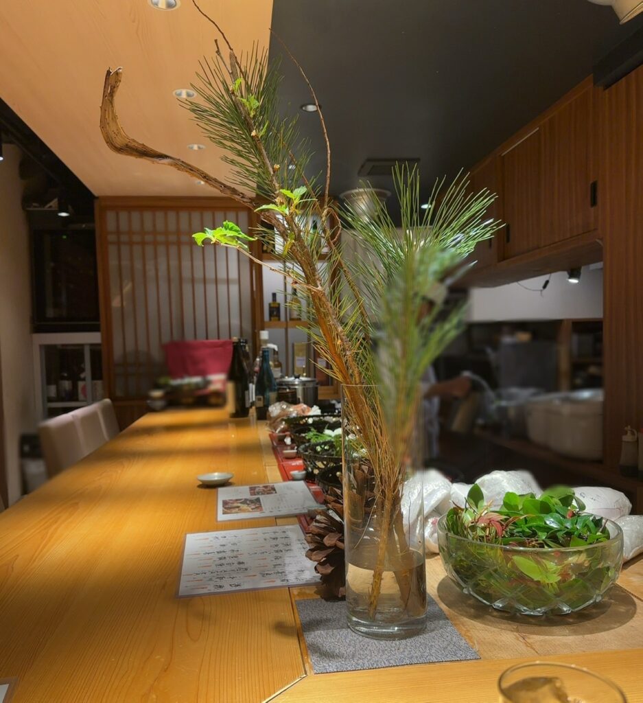 落ち着いた店内