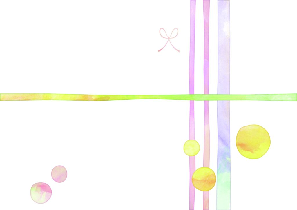 かわいい&おしゃれ!のし紙(水