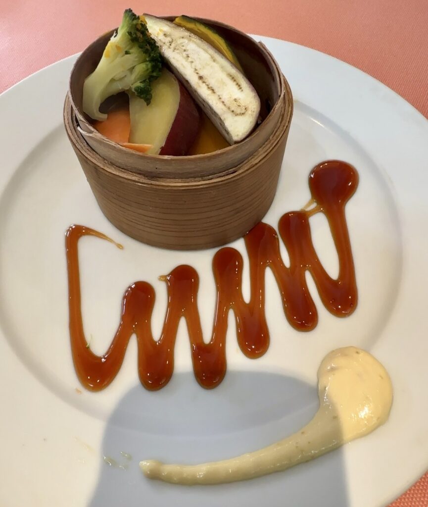本日の色採り蒸し野菜蒸し