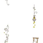 無料テンプレート フレーム素材・飾り枠 しおり