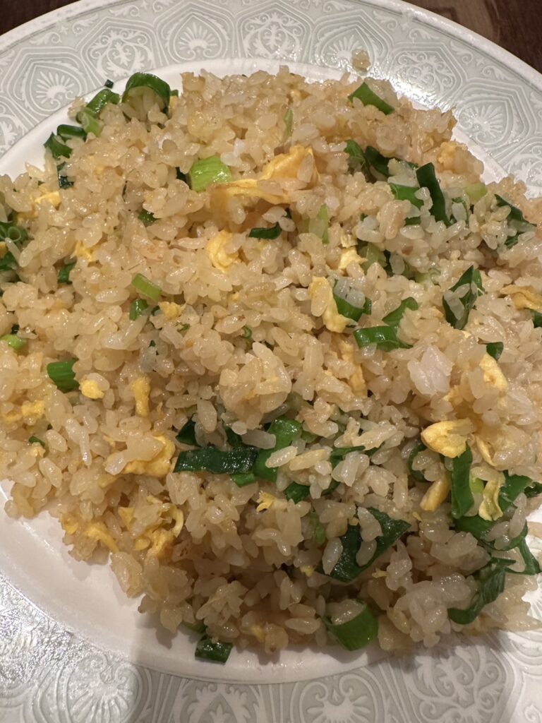 本日の特製チャーハン