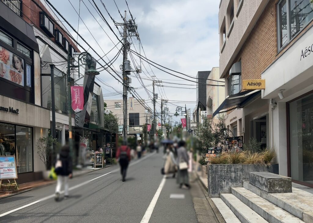 たくさんのお店が立ち並ぶ「カトレア通り」