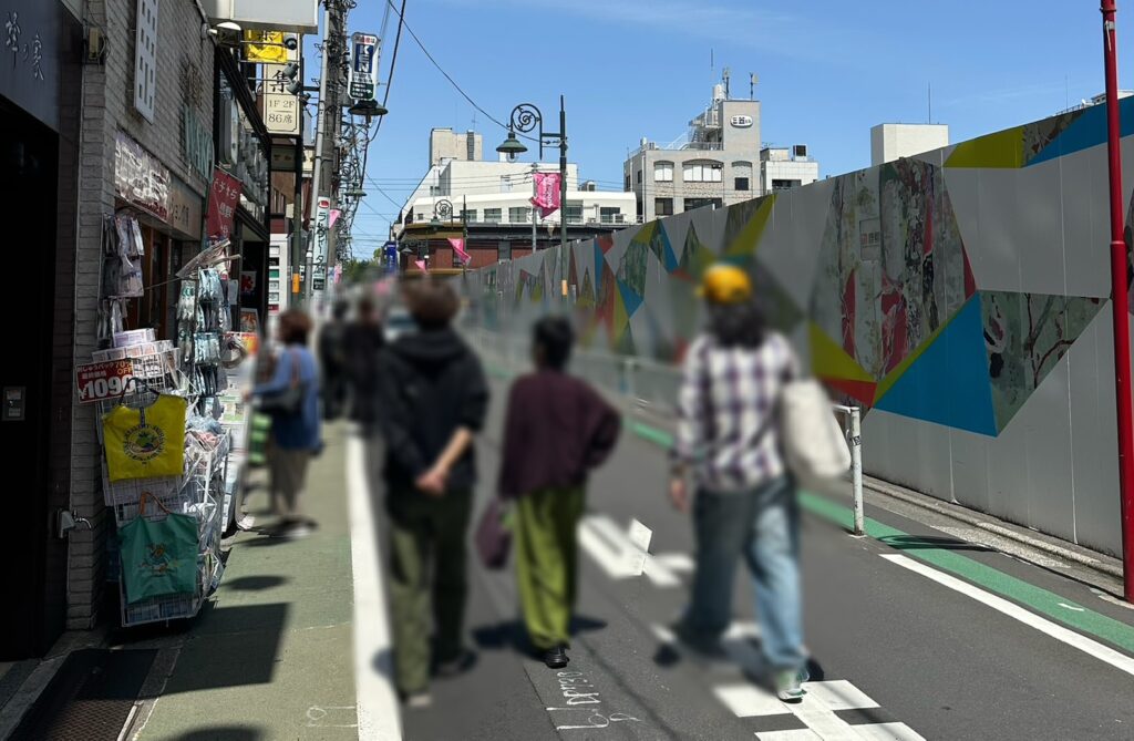 人出の多い「カトレア通り」