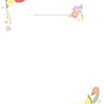 発表会のお知らせ（プログラム）園だよりや（保育園・幼稚園）行事・イベントにも使えるテンプレートとなり、バラの花をメインとした華やかなデザインです。発表会のプログ