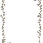 二羽の青い鳥と白い花の咲く植物のかわいイラスト入りのフレームとなり、POP作成や社内報など様々な用途で利用が可能です。 青い鳥と白く咲く小花がかわいい素材となり