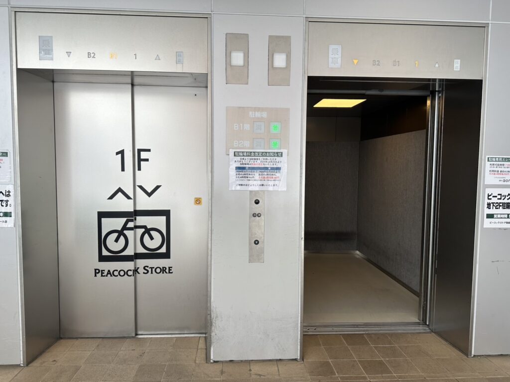 駐輪場入口
