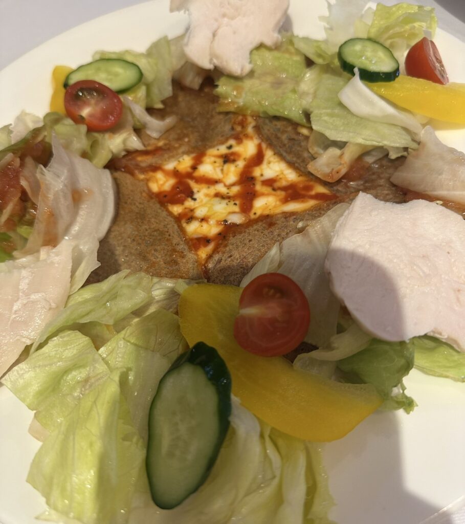 野菜と鶏ハム