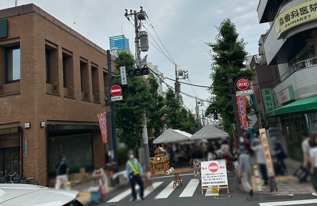 田園調布駅周辺も大盛り上がり♪