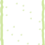 かわいい猫が隅っこに丸まっている様子が愛らしいイラストデザインのフレームテンプレート素材 かわいい猫が隅っこに丸まっている様子が愛らしいイラストデザインのフレー