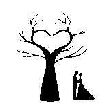 無料テンプレート ウェディングツリー メッセージカード