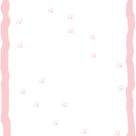 無料テンプレート フレーム素材・飾り枠 チラシ