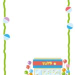 無料テンプレート フレーム素材・飾り枠 おもちゃ屋