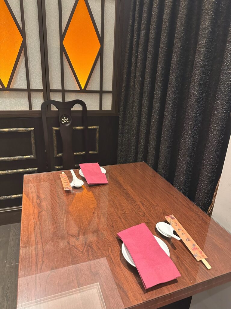 自由が丘でゆっくり中華を楽しみ