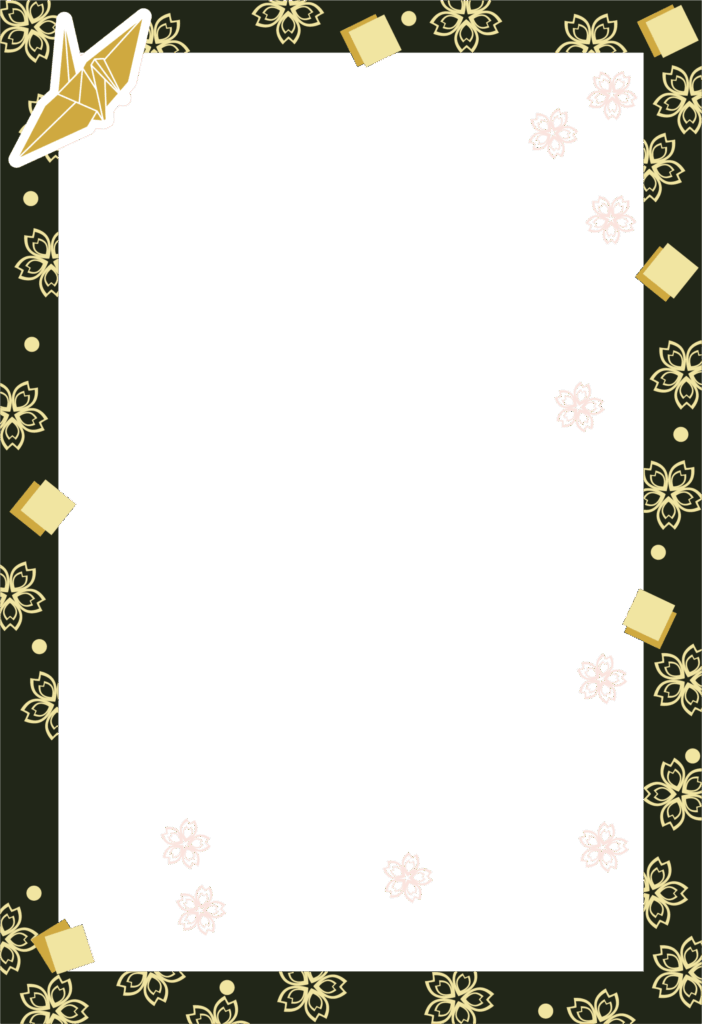 和風テイストのアイテムが散りば