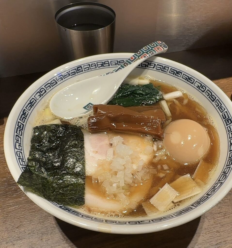 至福の特製醤油ラーメン