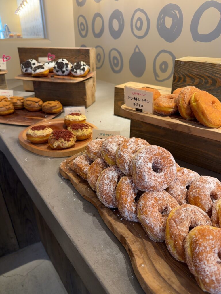 種類豊富なドーナツ