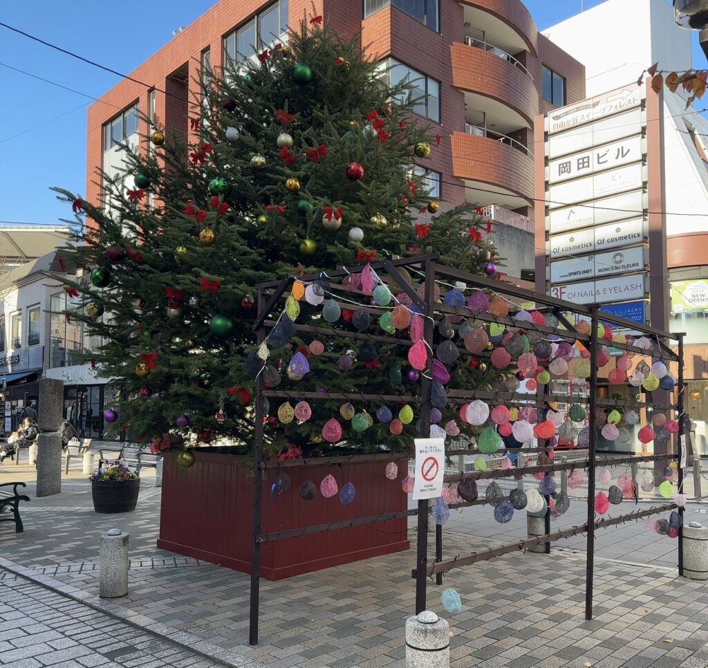 クリスマスシーズンにはツリーも登場!