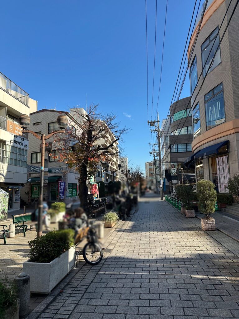 自由が丘の街でちょっと休憩をし