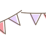 無料テンプレート ワンポイント ガーランド