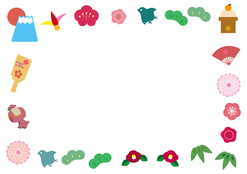 メッセージカード・1月は正月・