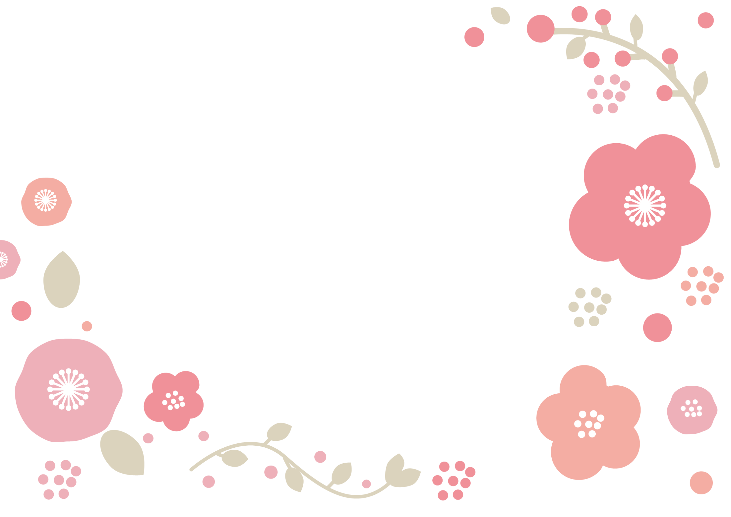 無料テンプレート フレーム素材・飾り枠 原稿