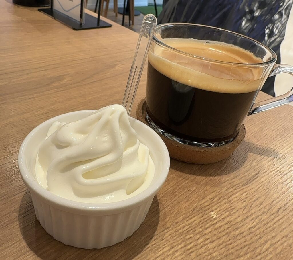 ソフトクリーム＆コーヒー