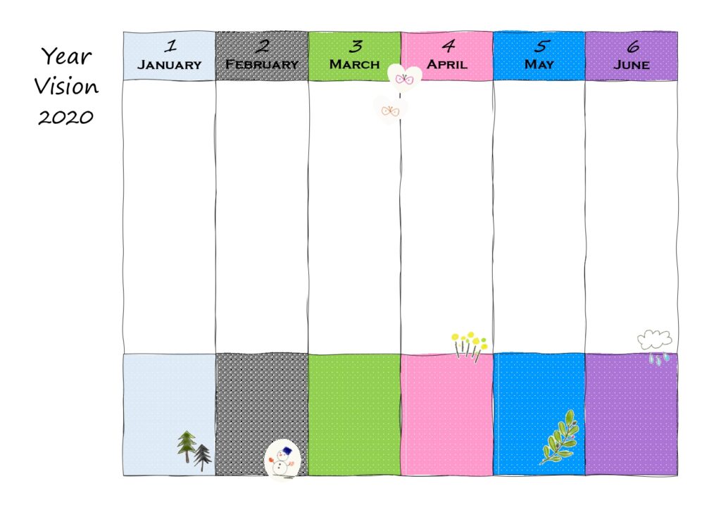 月間（半年）単位のおしゃれなス