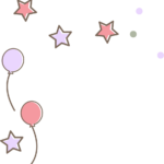 無料テンプレート ワンポイント 風船