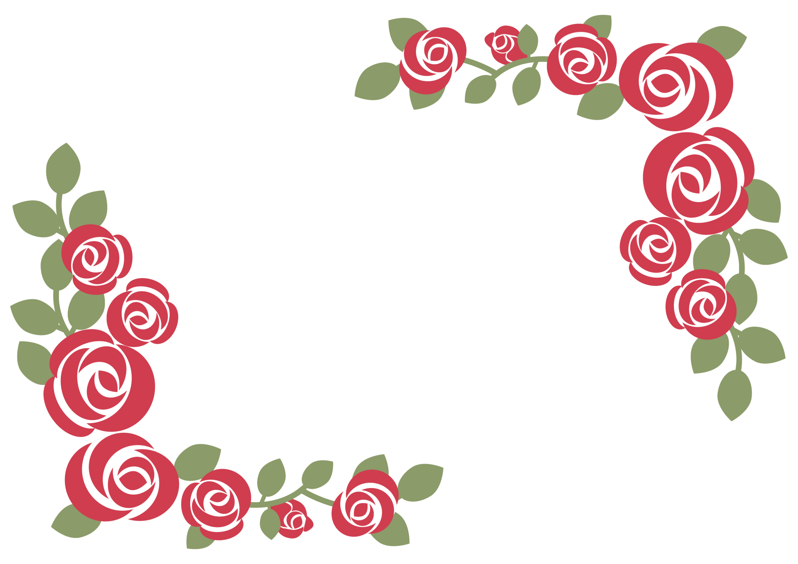 無料テンプレート ワンポイント フレーム