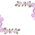無料テンプレート ワンポイント 薔薇