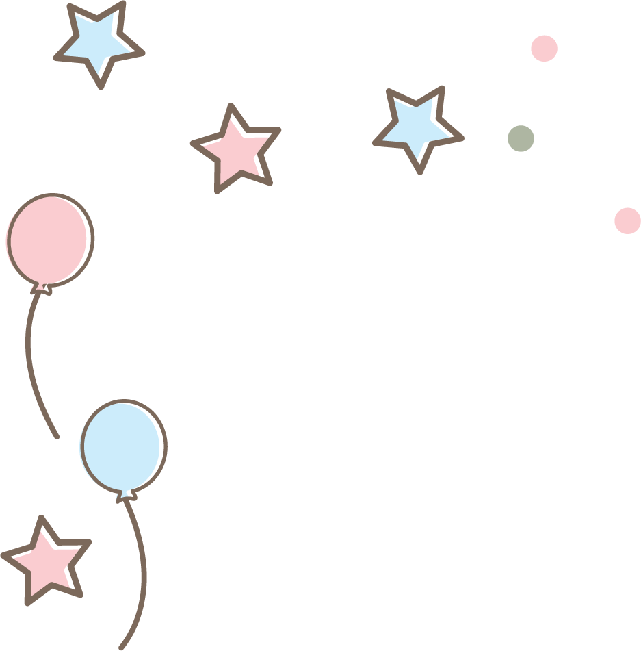 無料テンプレート ワンポイント バルーン