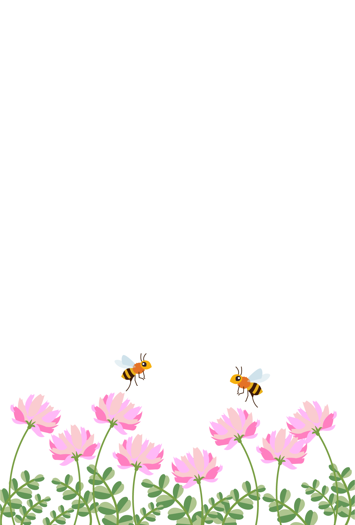 無料テンプレート メッセージカード 4月