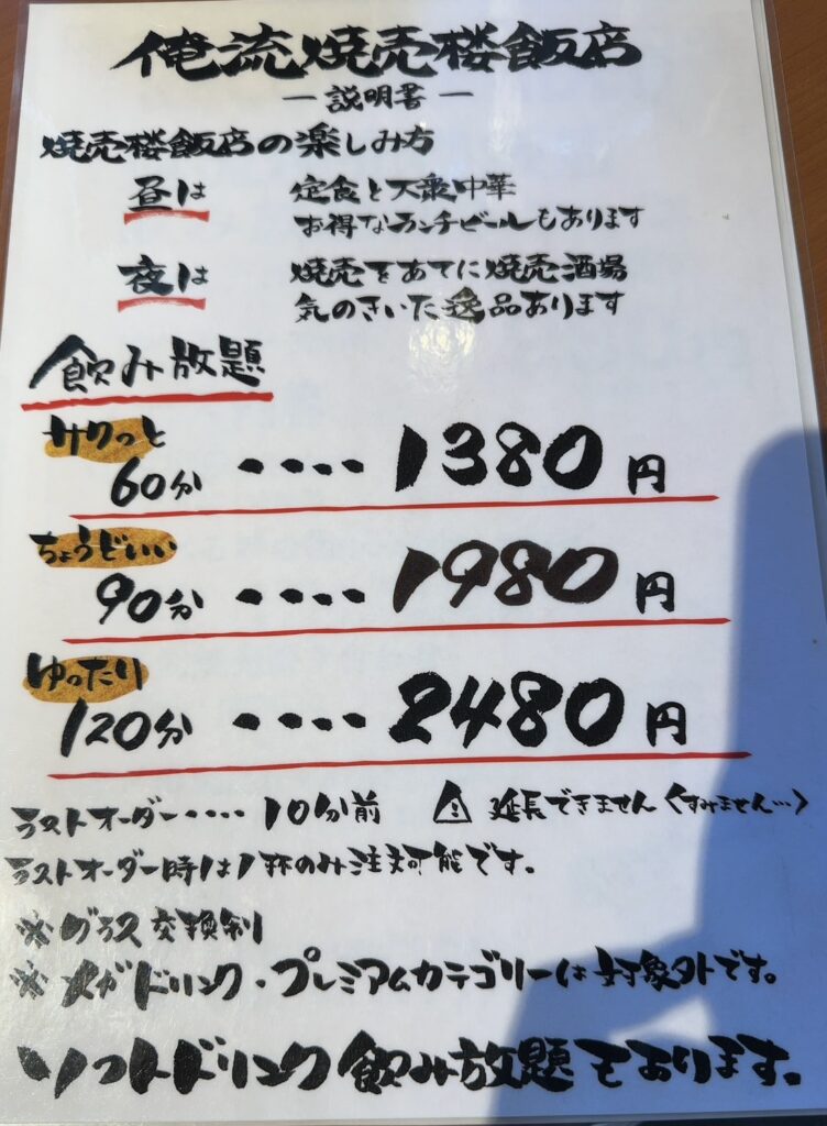 「俺流焼売楼飯店」楽しみ方説明書