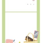 無料テンプレート 書類・FAX送付状 お知らせ