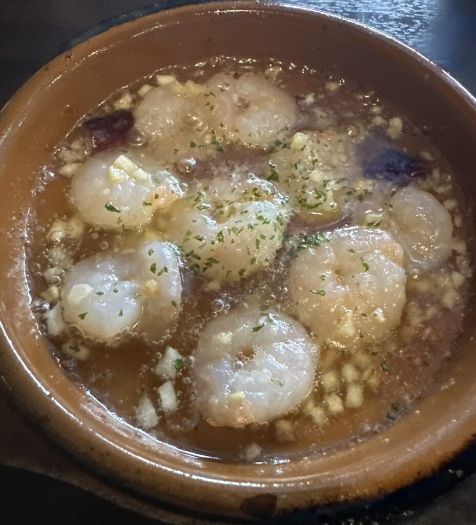 小エビのアヒージョ