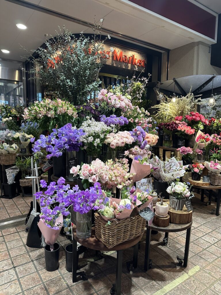 おしゃれで人気のフラワーショッ