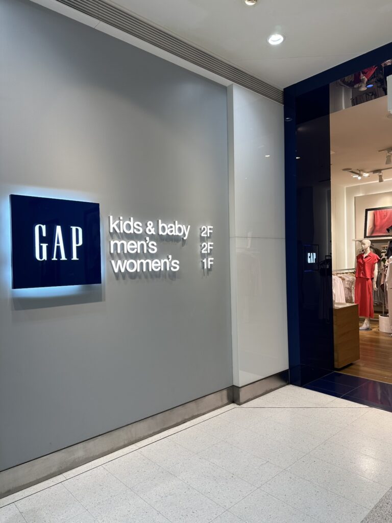 「Gapストア 自由が丘MAS