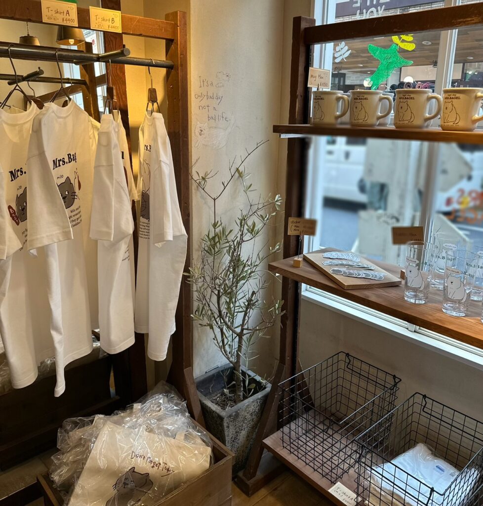 ディスプレイされているオリジナル商品