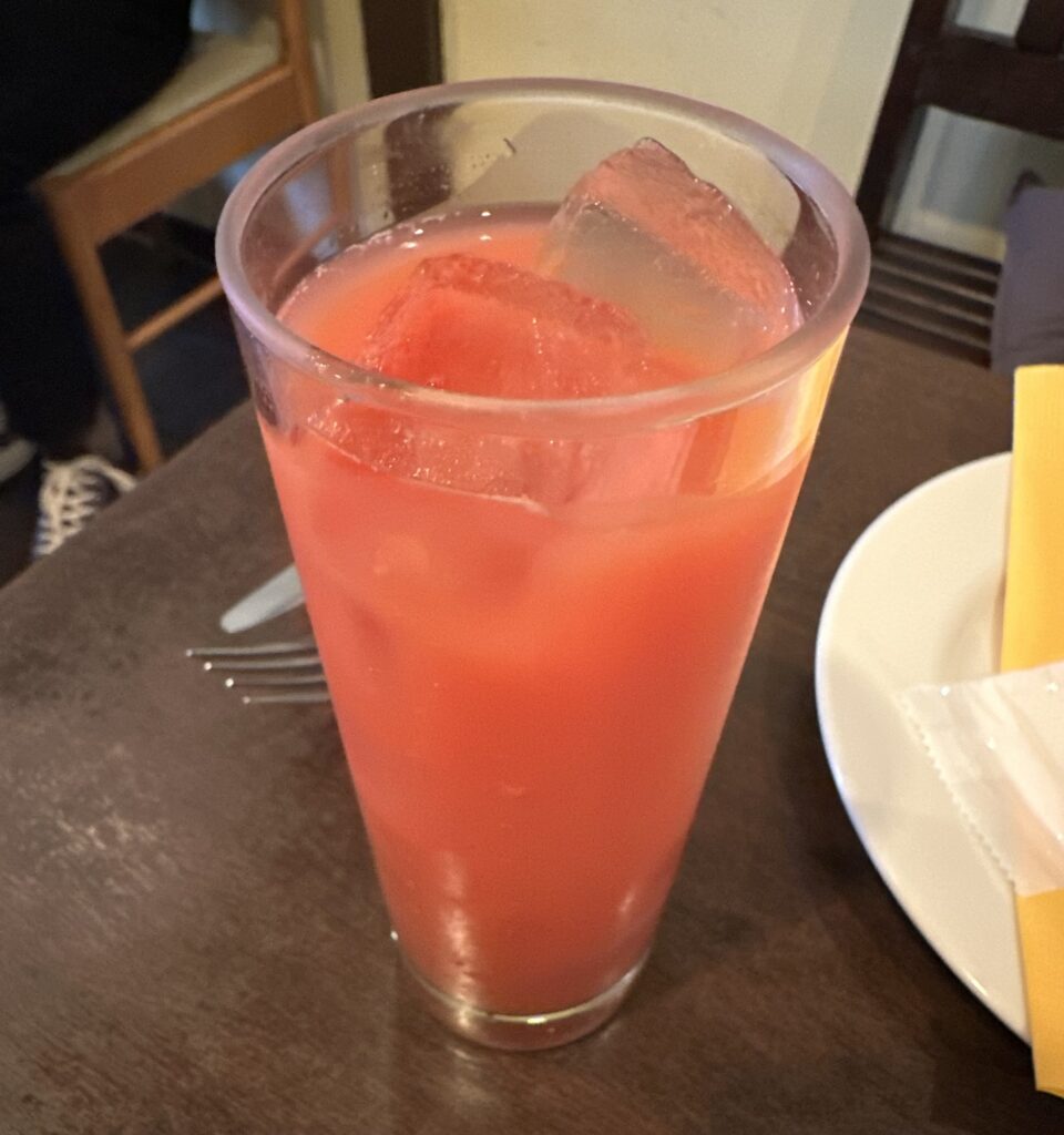 ブラッドオレンジジュース