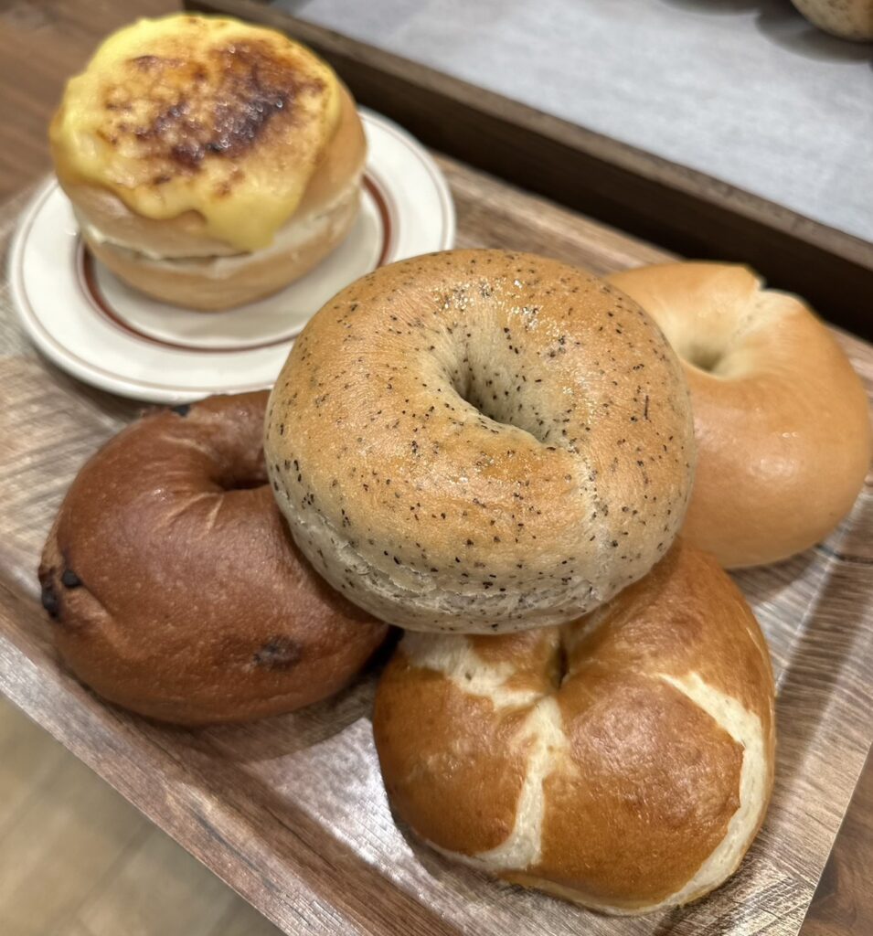 美味しいベーグル