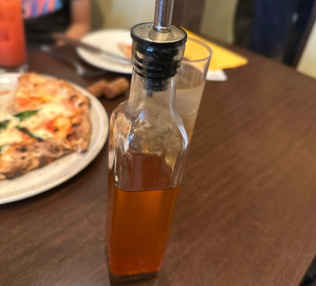 唐辛子オイルもあります