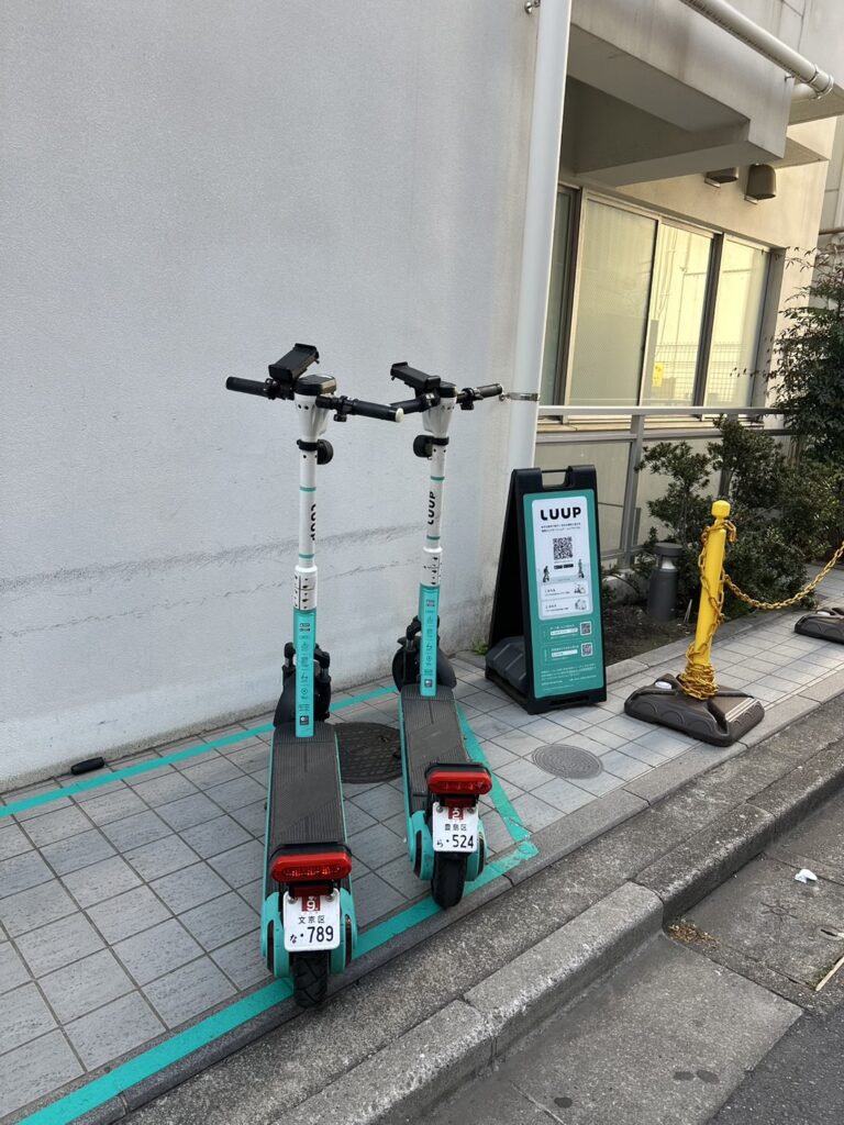 自由が丘の街にも「LUUP」の